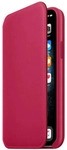 Apple Folio - Flip-H&uuml;lle f&uuml;r Mobiltelefon - Leder - himbeerfarben - f&uuml;r...