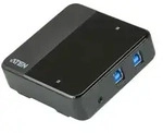 ATEN US3324 2-Port USB zu USB-C Sharing - Schwarz