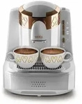 ARZUM OK008-W, Mokka-Maschine, Weiß/Gold - Gold/Weiß ARZUM OK008-W, Mokka-Maschine, Weiß/Gold - Gold/Weiß
