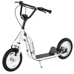 HOMCOM Kinderroller ab 5 Jahre Scooter Cityroller Tretroller verstellbar Wei&szlig; -
