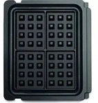 Sage Ersatzplatten The No-Mess Waffle Plates, Farbe:Schwarz - Schwarz