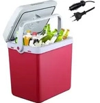 AREBOS 25L K&uuml;hlbox Rot | K&uuml;hlen & Warmhalten | 12/230V Auto & Haus - Rot