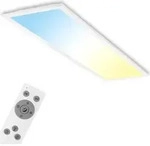 LED Deckenlampe mit Fernbedienung, flach, dimmbar, einstellbar von warmwei&szlig; bis