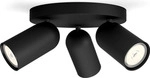 Philips myLiving Pongee Decken-/Wandspot, 3x, Strahler Oberfl&auml;chenbeleuchtung, GU10,