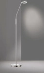 Fischer & Honsel LED Standlampe DENT Silber 150cm - Grau
