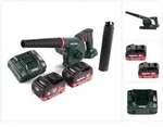 Metabo AG 18 Akku Gebl&auml;se 18 V + 2x LiHD Akku 5,5 Ah + Ladeger&auml;t