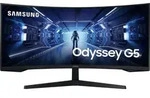 Samsung G55T, 86,4 cm (34"), 3440 x 1440 Pixel, UltraWide Quad HD, LED, 1 ms, Schwarz Samsung G55T, 86,4 cm (34"), 3440 x 1440 Pixel, UltraWide Quad HD, LED, 1 ms, Schwarz