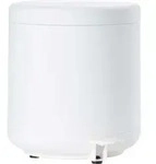 Zone Denmark Ume Pedaleimer white 4 l - Wei&szlig;