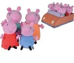 Simba - Peppa Wutz Pl&uuml;schtier - Familie im Auto 4-tlg Kuscheltiere Set Mama Papa