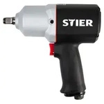 STIER Druckluft Schlagschrauber 15-PC, leicht, max. L&ouml;semoment 1.054 Nm, vierkant,