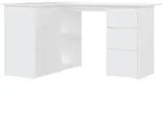 vidaXL Eckschreibtisch Wei&szlig; 145x100x76 cm Holzwerkstoff - Wei&szlig;