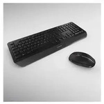 CHERRY GENTIX DESKTOP, Volle Gr&ouml;&szlig;e (100%), Kabellos, RF Wireless, QWERTZ, Schwarz,
