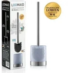 DIE H&Ouml;HLE DER L&Ouml;WEN WC-Garnitur Loomaid Silikon 38cm schwarz - Wei&szlig;