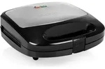 Tristar SA-3070 Sandwich Maker 3in1, Schwarz, Edelstahl, Kunststoff, Edelstahl,