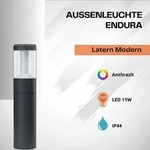 LEDVANCE Modern 50cm 12W, Wandbeleuchtung f&uuml;r den Au&szlig;enbereich, Dunkles Grau,