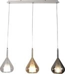 Lila LED-H&auml;ngeleuchter aus Metall und Borosilikatglas 3481-48-297 Fabas Luce