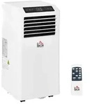 HOMCOM Mobile Klimaanlage 3-in-1 Entfeuchtung Fernbedienung 9K BTU 24h Timer ABS