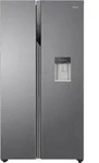 Haier HSR3918EWPG Side by Side - Edelstahl Look XL-Slim Line - Silber
