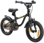 Bikestar L&ouml;wenrad Kinderfahrrad Metall 14 Zoll Schwarz - Schwarz