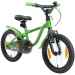 L&Ouml;WENRAD Kinder Fahrrad ab 4 Jahre | 16 Zoll Rad | Gr&uuml;n - Gr&uuml;n