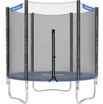 SONGMICS Trampolin &Oslash; 183 cm, rundes Gartentrampolin mit Sicherheitsnetz, mit