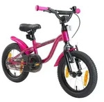 L&Ouml;WENRAD Kinder Fahrrad ab 3-4 Jahre | 14 Zoll Rad | Berry - Rot