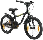 L&Ouml;WENRAD Kinder Fahrrad ab 5 Jahre | 18 Zoll Rad | Schwarz - Schwarz