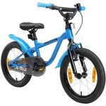 L&Ouml;WENRAD Kinder Fahrrad ab 4 Jahre | 16 Zoll Rad | Blau - Blau