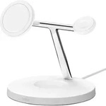 Belkin Drahtloses 3-in-1-Ladeger&auml;t mit MagSafe, Drinnen, USB, Kabelloses Aufladen,