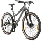 BIKESTAR Hardtail Aluminium Mountainbike 27.5 Zoll, 21 Gang Shimano Schaltung mit