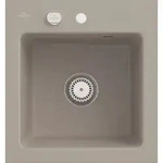 Villeroy & Boch Keramiksp&uuml;le 678102AM, Subway 45 XS Einbausp&uuml;le - inkl. - Beige