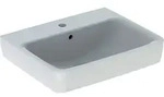 Geberit Renova Plan, Waschtisch, 55x44 cm, 1 Hahnloch, mit &Uuml;berlauf, 501632,