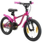 L&Ouml;WENRAD Kinder Fahrrad ab 4 Jahre | 16 Zoll Rad | Berry - Rot