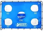 Best Sporting Fu&szlig;balltor 240 x 170 Tor m Torwand 5 Schussloecher 11084 - Grau/Blau