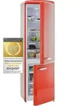 Exquisit Retrok&uuml;hlschrank RKGC250-70-H-160E rot | Standger&auml;t | 244 l Volumen | rot