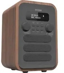 Denver DAB-48 Radio, MP3-Wiedergabe, Bluetooth, DAB+, Fernbedienung - Grau/Braun