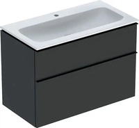 Geberit 502337JK1, Geberit 502337JK1 iCon Set MWT m. US, 2 Schubl. Grau