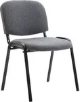 CLP Besucherstuhl Ken V2 Stoff mit robustem Metallgestell und gepolsterter