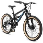 BIKESTAR Alu Kinder Jugend Mountainbike Vollgefedert, 7 Gang Shimano, 20 Zoll ab 6 -
