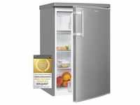 Exquisit Kühlschrank KS16-4-HE-040D inoxlook | Standgerät | 109 l Volumen 