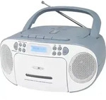 Reflexion RCR2260DAB wei&szlig;-blau / Boombox mit DAB+ & UKW Radio, Kassette, CD/MP3, USB