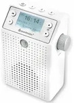 Soundmaster DAB60WE, Tragbar, Digital, DAB+, FM, 3 W, Blau, Wei&szlig; - Wei&szlig;