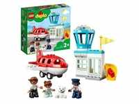 LEGO 10961 DUPLO Flugzeug und Flughafen Spielzeug Set für Kleinkinder ab 2...