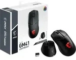 MSI Clutch GM41 Gaming-Maus - Funkfrequenz - USB 2.0 - Optisch - 6 Taste(n) - Schwarz