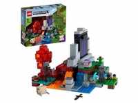 LEGO 21172 Minecraft Das zerstörte Portal Minecraft Spielzeug Set für Jungen...