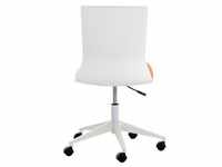 CLP Bürostuhl Apolda ergonomisch, Farbe:orange, Material:Kunstleder