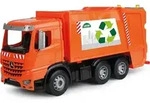 Lena - Worxx M&uuml;llwagen - Mercedes-Benz Arocs (53cm, Ma&szlig;stab 1:15) - Schwarz/Orange