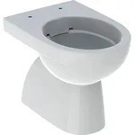 Geberit Renova Stand-WC, Tiefsp&uuml;ler, wei&szlig;, Rimfree, Abgang vertikal,