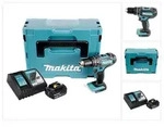 Makita DHP 482 RG1J Akku Schlagbohrschrauber 18 V 62 Nm + 1x Akku 6,0 Ah +...