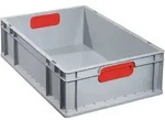 allit Transportbeh&auml;lter ProfiPlus EuroBox 617, grau/rot - Grau